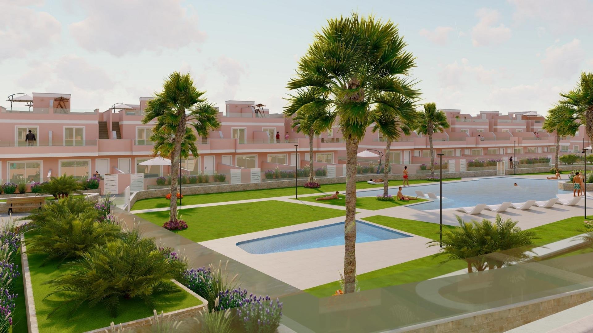 Bungalow w Pilar de la Horadada, Alicante, Hiszpania 3 sypialnie, 74 mkw. nr 135394