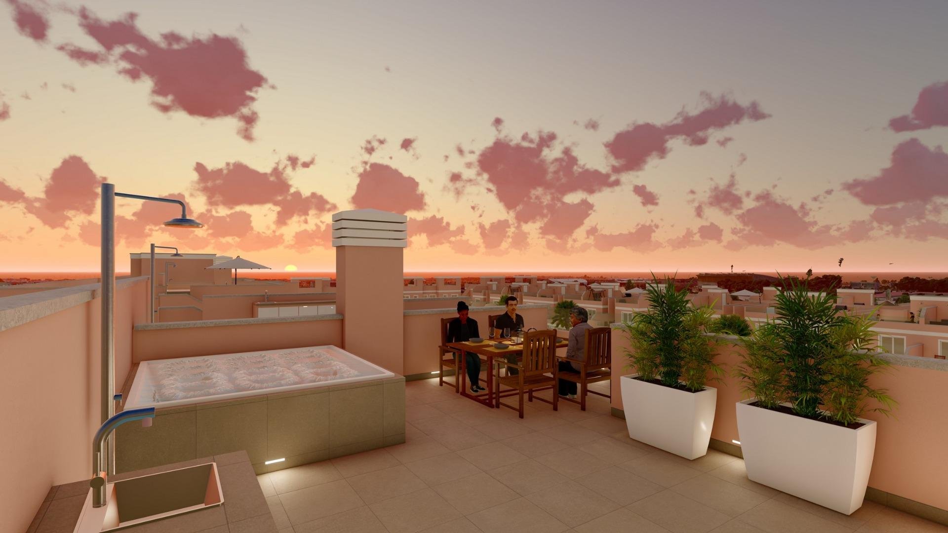 Bungalow w Pilar de la Horadada, Alicante, Hiszpania 3 sypialnie, 74 mkw. nr 135394