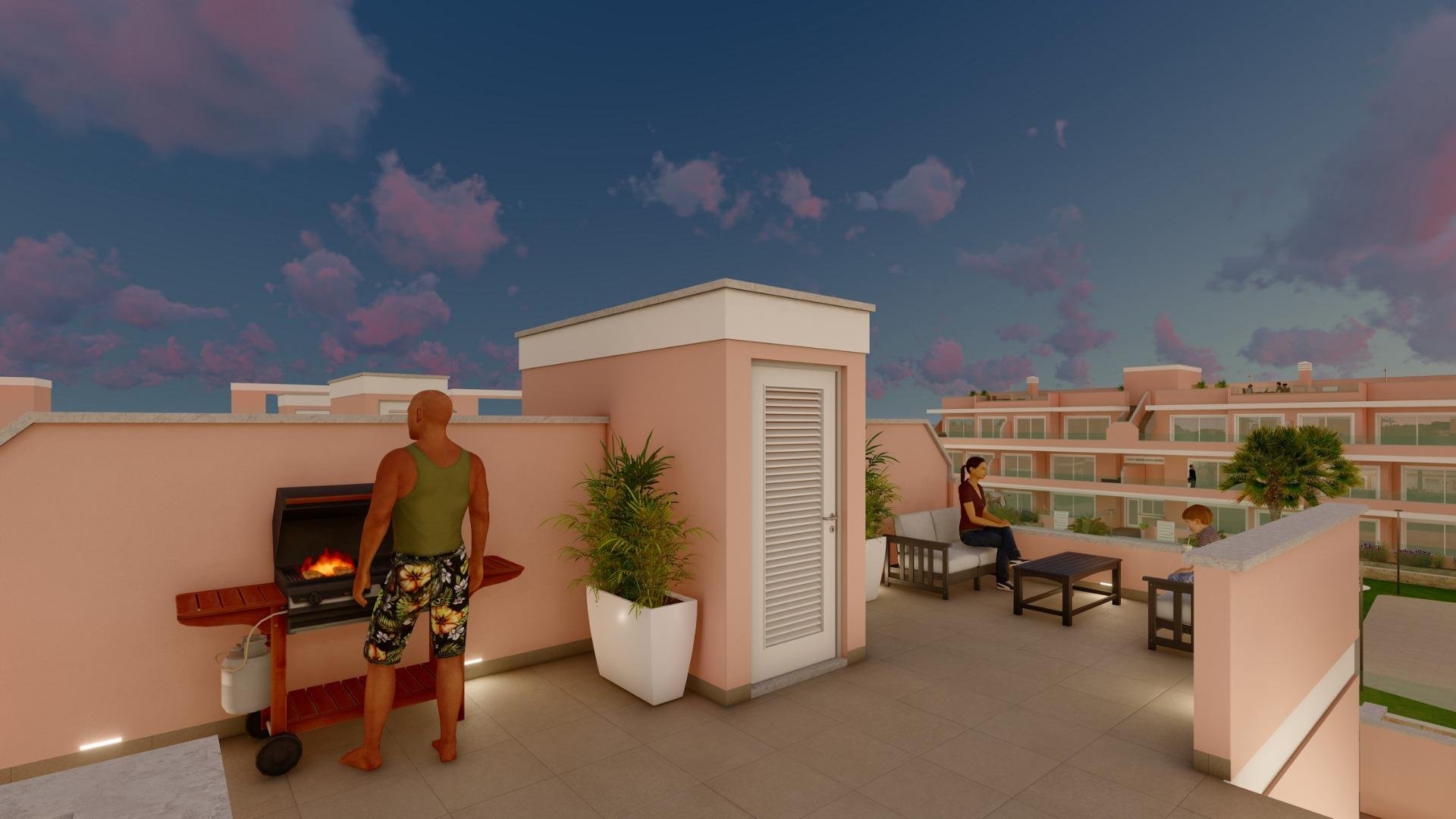 Bungalow w Pilar de la Horadada, Alicante, Hiszpania 3 sypialnie, 74 mkw. nr 135394