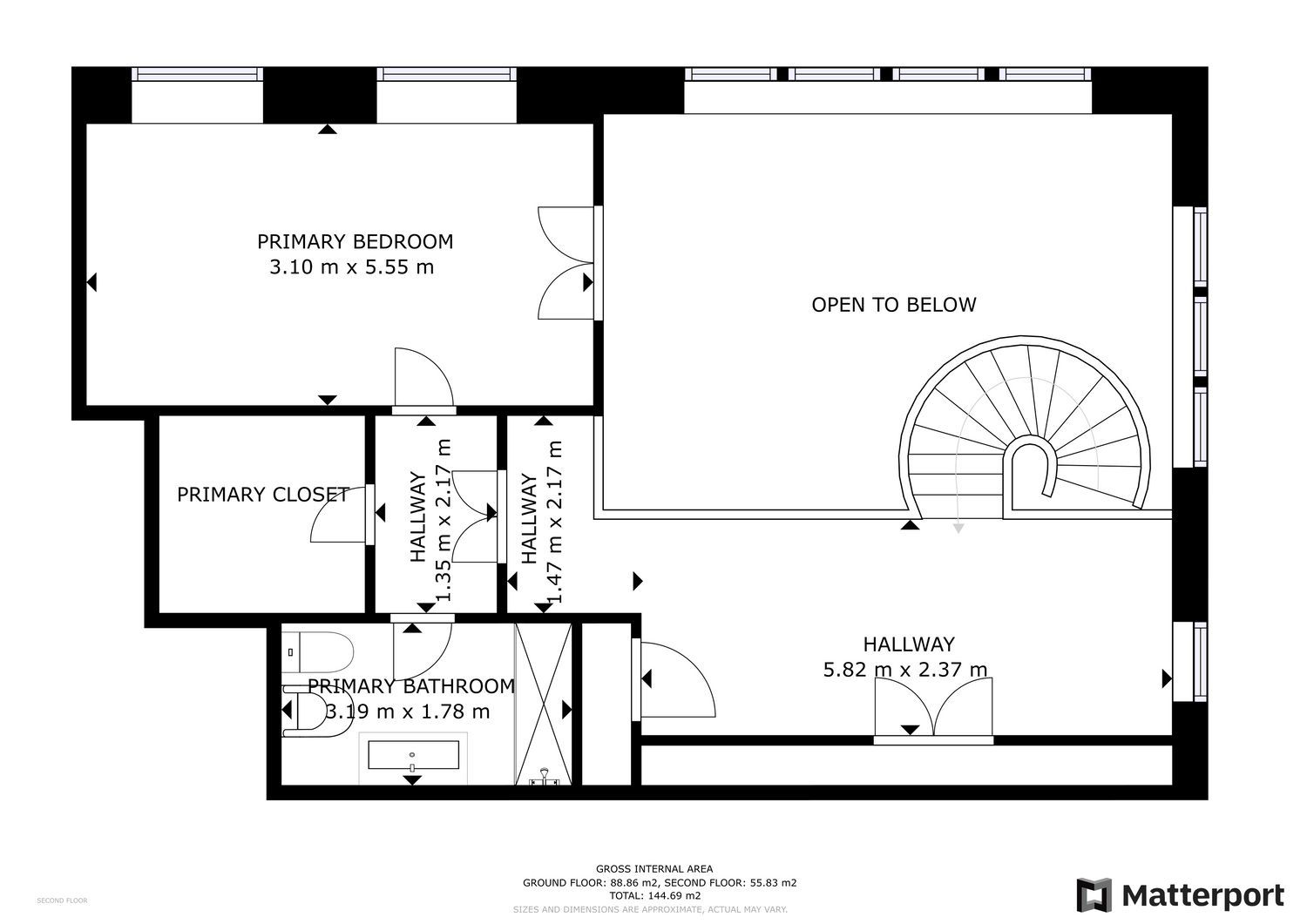 Dzīvoklis Barcelona, Spānijā 2 istabas, 145 m2 Nr. 154584