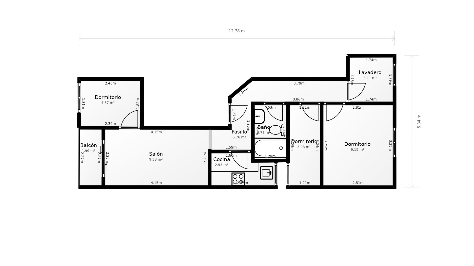 Wohnung in Premia De Dalt, Barcelona, Spanien 1 Schlafzimmer, 50 m2 Nr. 178261