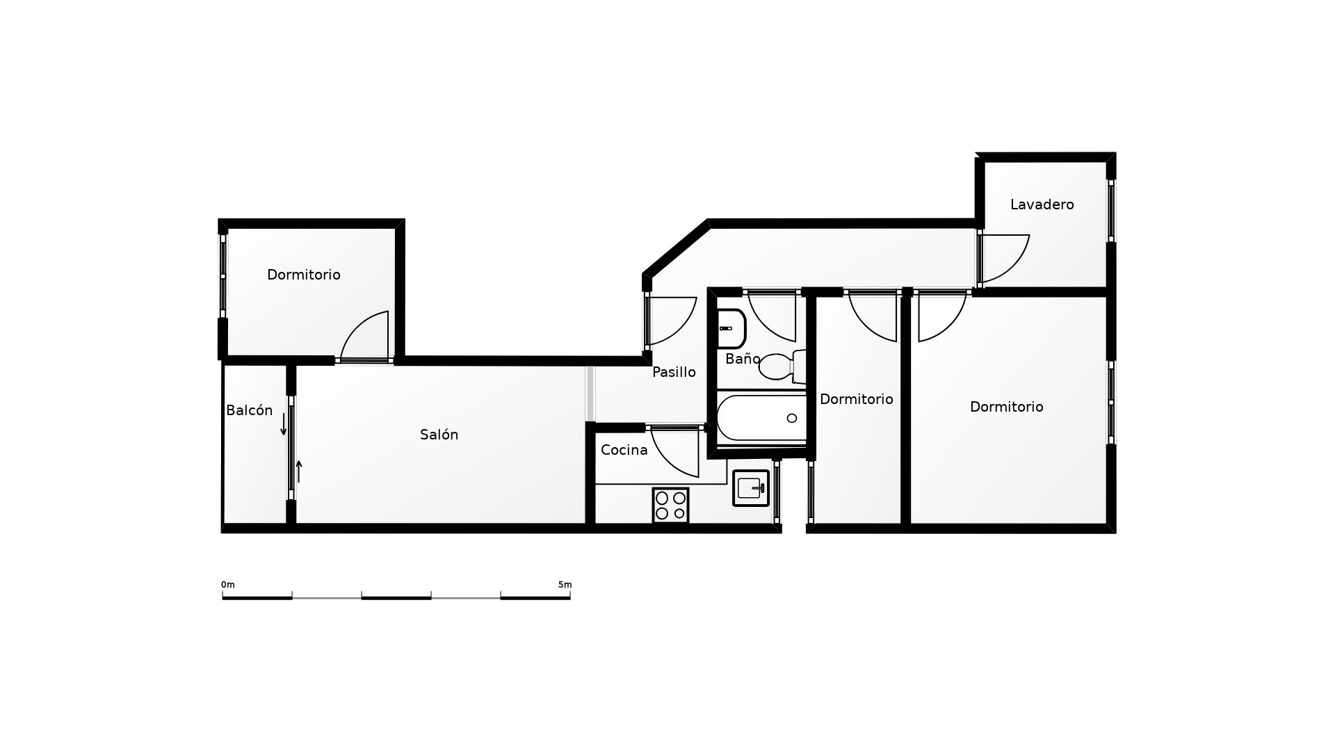 Wohnung in Premia De Dalt, Barcelona, Spanien 1 Schlafzimmer, 50 m2 Nr. 178261