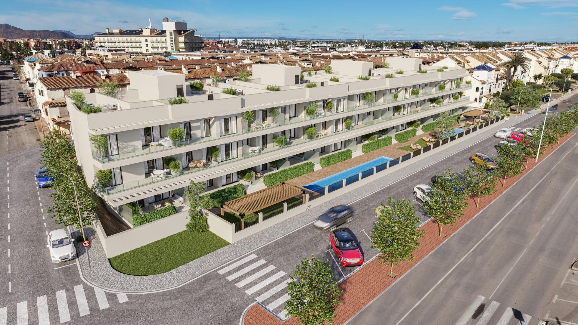 Apartament w Los Alcazares, Murcia, Hiszpania 3 sypialnie, 93 mkw. nr 193902