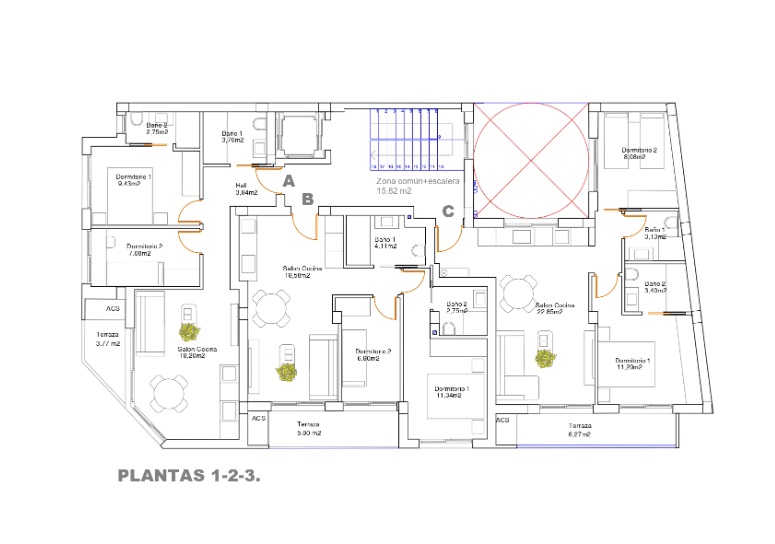 Dzīvoklis Guardamar del Segura, Alicante, Spānijā 2 istabas, 62 m2 Nr. 145267