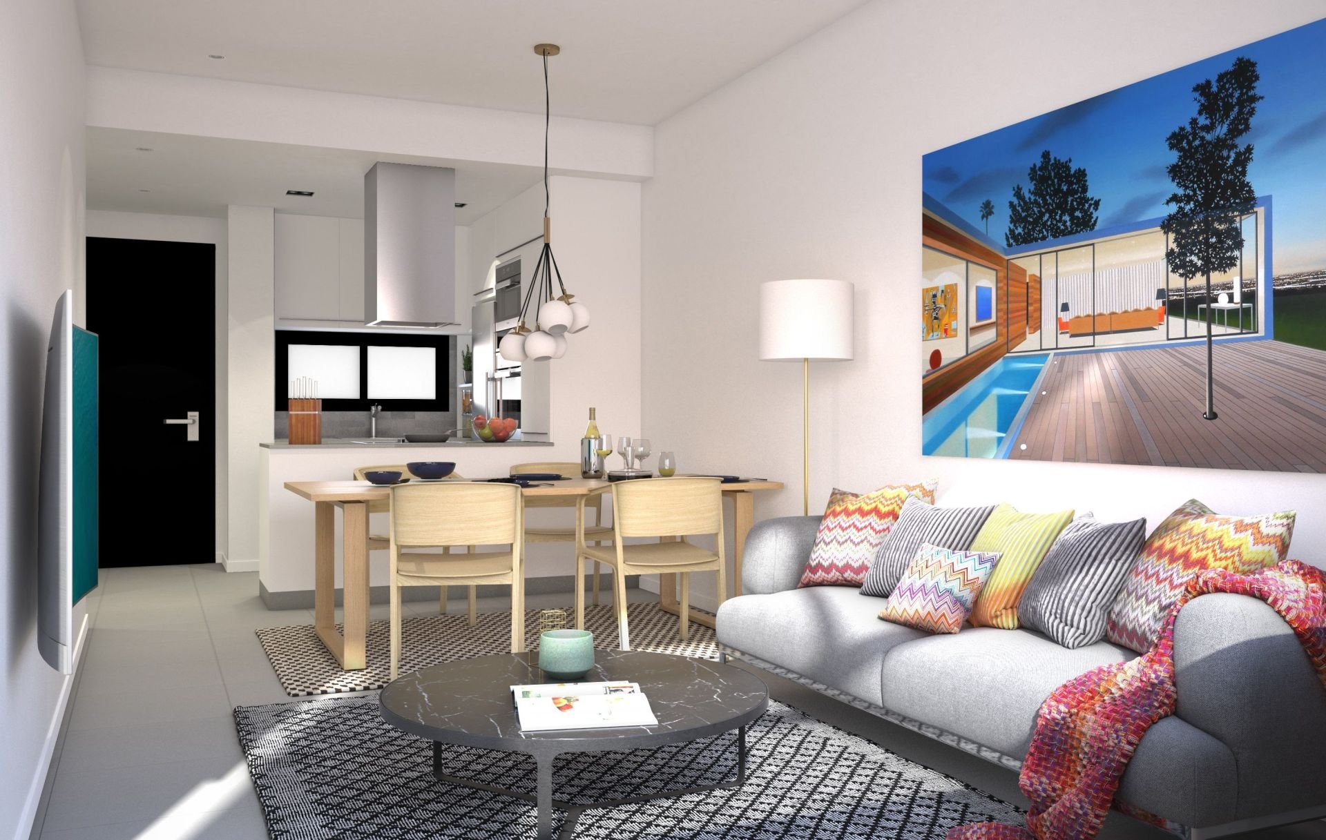 Apartment in Orihuela, Alicante, Spain 2 bedrooms, 73 sq.m. No. 95604
