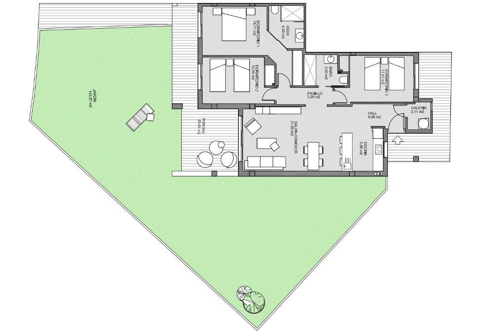 Apartment en Area Beach II, Guardamar del Segura, Alicante, Espagne 3 chambres, 118.19 m2 No. 96778