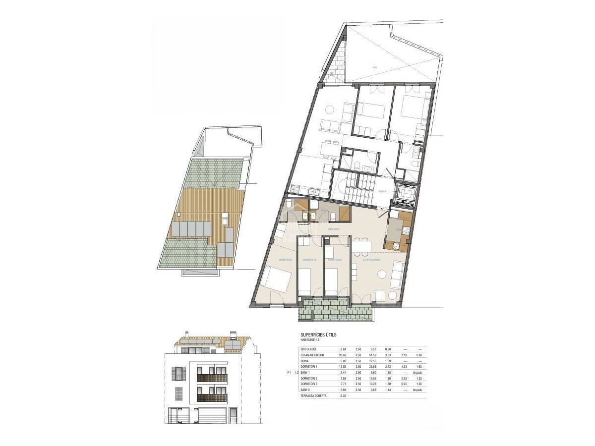 Appartamento a Ciutadella De Menorca, Menorca, Spagna 3 camere da letto, 78 mq. N° 160920
