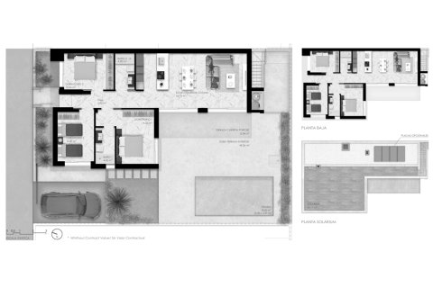 Layout 3 bedroom, 107 sq.m. in Lo Marabu Villas in Ciudad Quesada, Alicante, Spain №155164