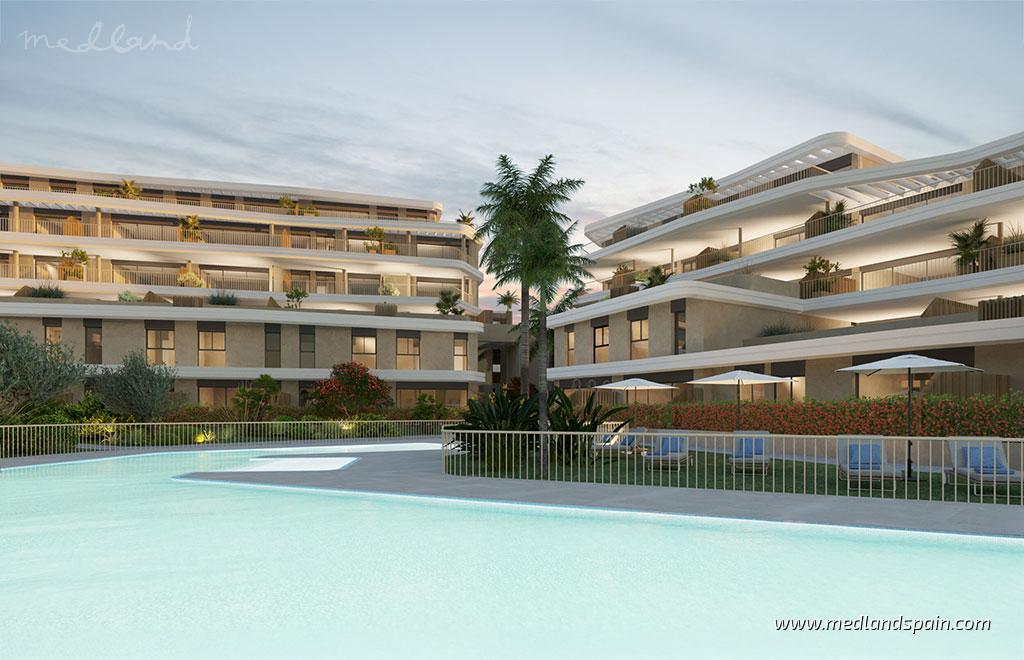 Dzīvoklis Estepona, Malaga, Spānijā 2 istabas, 102 m2 Nr. 164532