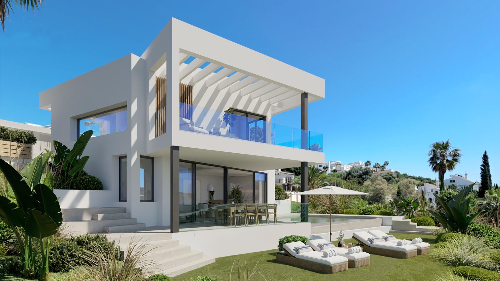 Villa en Estepona, Málaga, España 4 dormitorios, 263 m2 No. 133254
