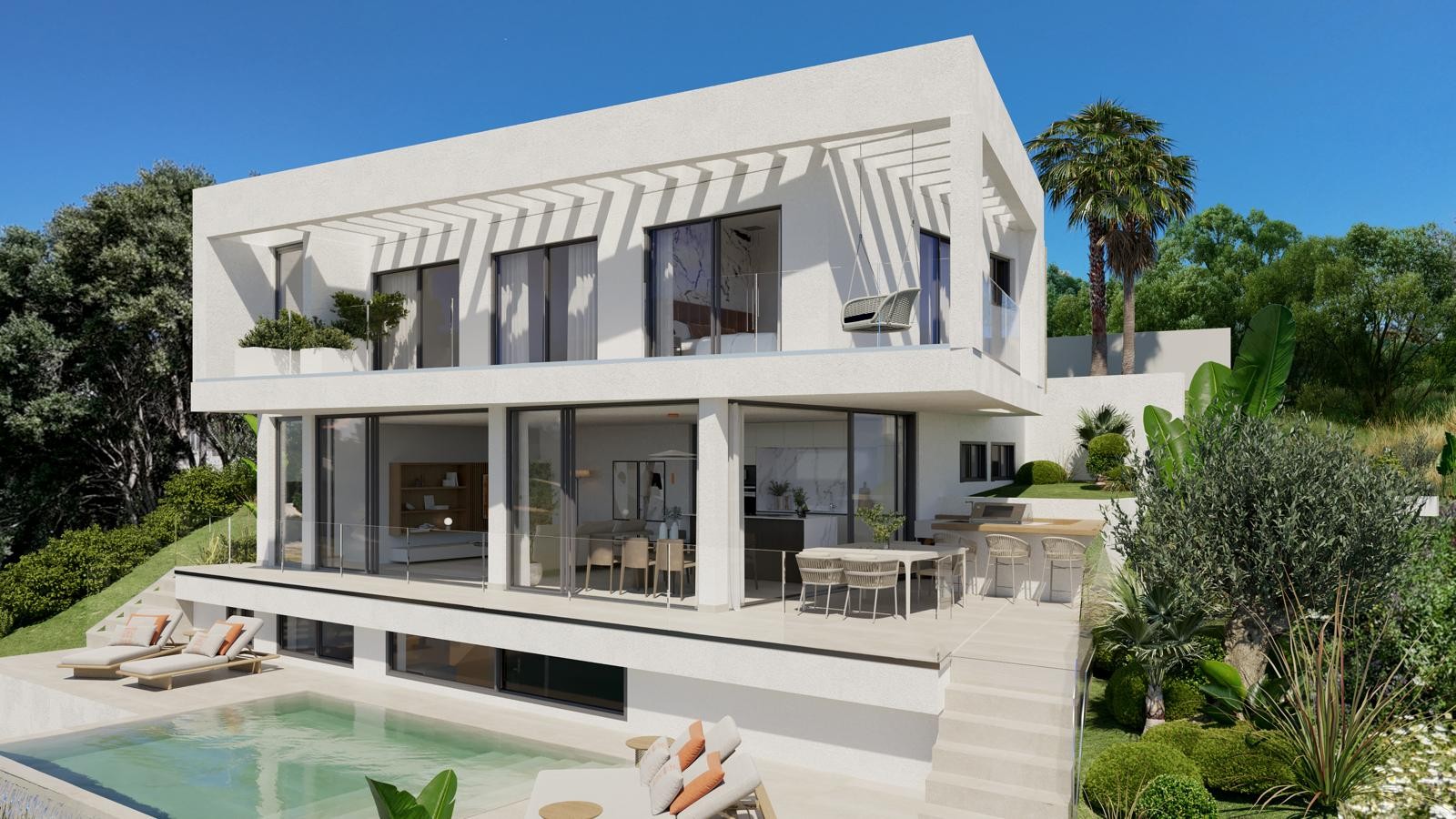 Villa in Estepona, Malaga, Spain 3 bedrooms, 130 sq.m. No. 133252