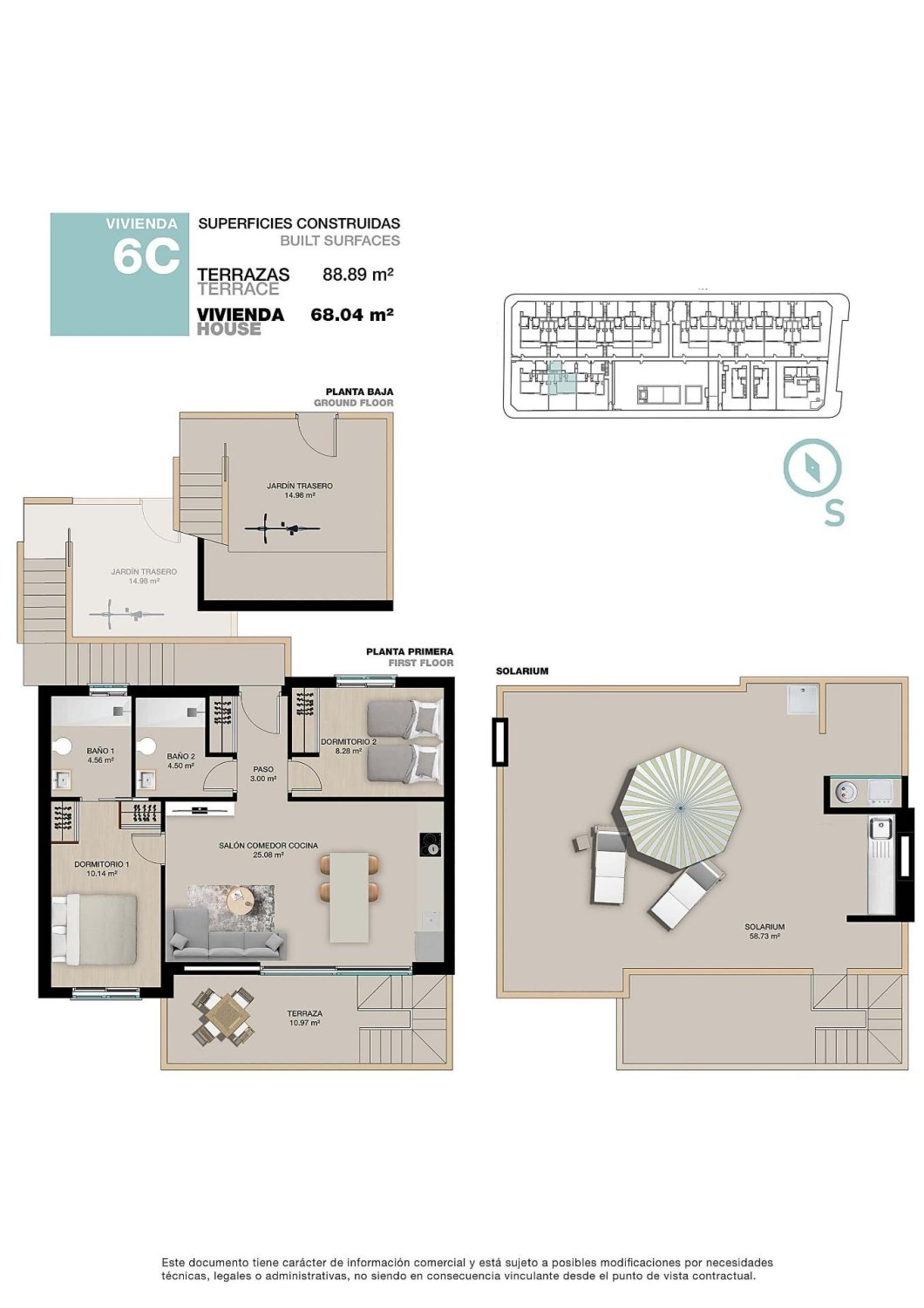 Bungalow in Pilar de la Horadada, Alicante, Spain 2 bedrooms, 68 sq.m. No. 139421