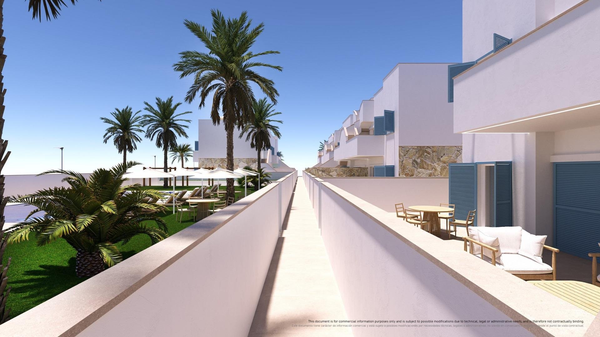 Bungalow i Pilar de la Horadada, Alicante, Spanien 2 sovrum, 75 kvm. Nr. 139420