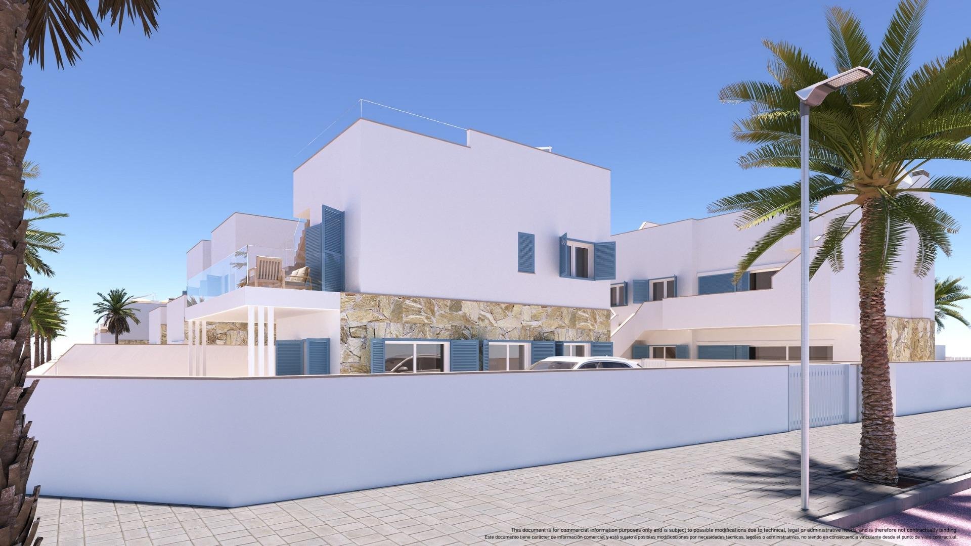 Bungalow i Pilar de la Horadada, Alicante, Spanien 2 sovrum, 75 kvm. Nr. 139420