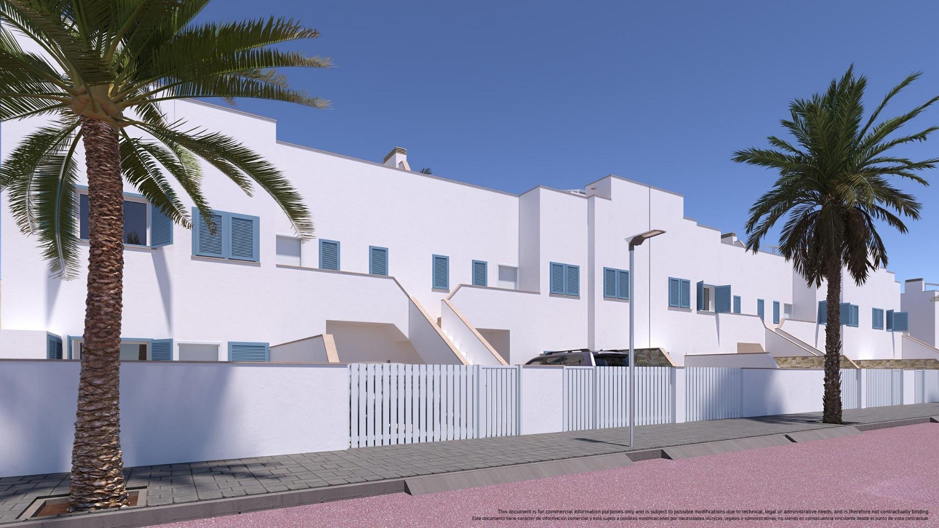 Bungalow i Pilar de la Horadada, Alicante, Spanien 2 sovrum, 75 kvm. Nr. 139420