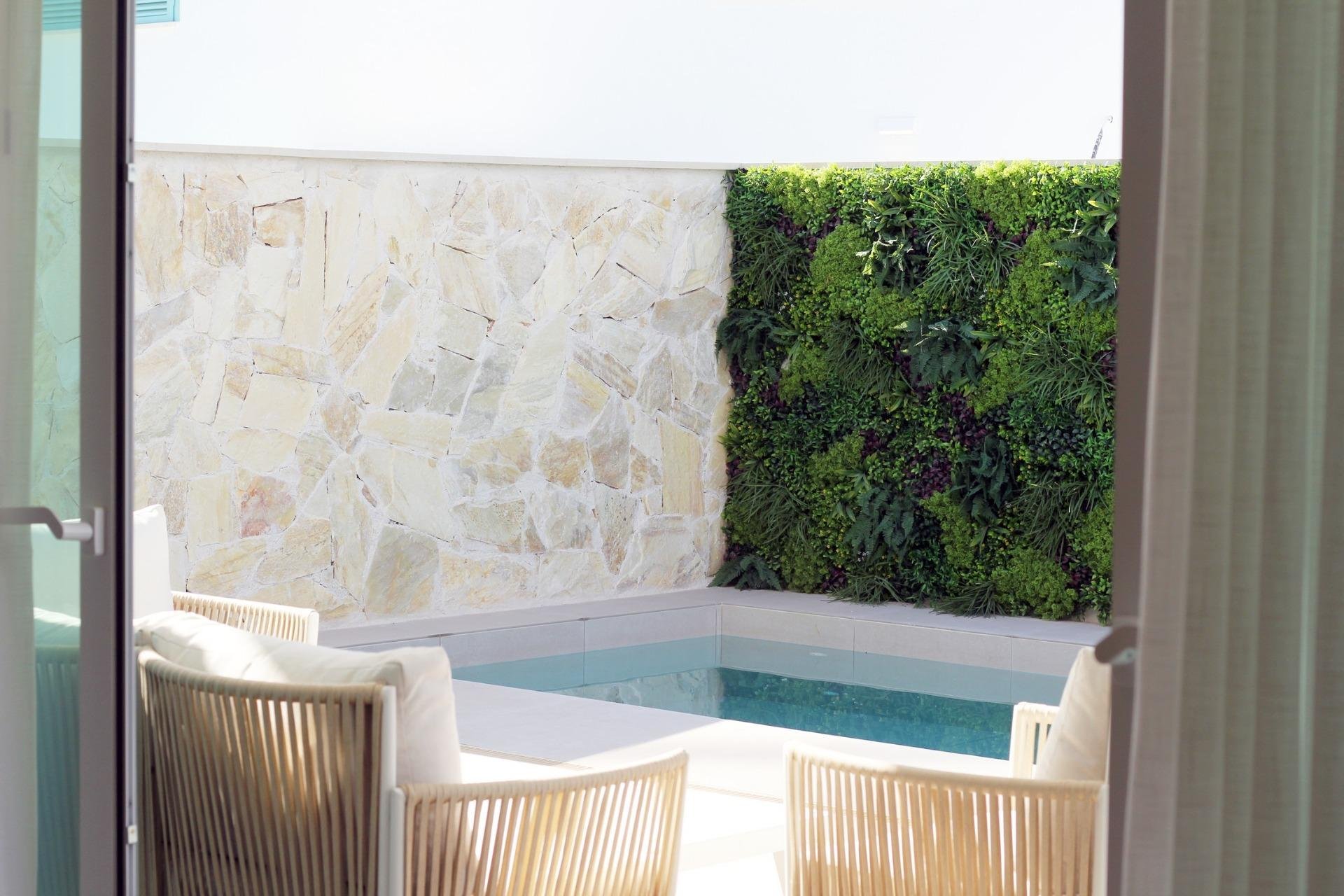 Bungalow i Pilar de la Horadada, Alicante, Spanien 2 sovrum, 75 kvm. Nr. 139420