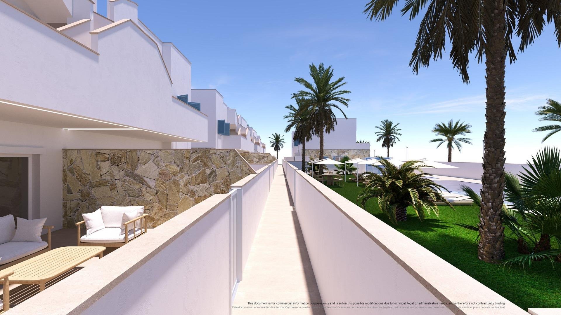 Bungalow i Pilar de la Horadada, Alicante, Spanien 2 sovrum, 75 kvm. Nr. 139420