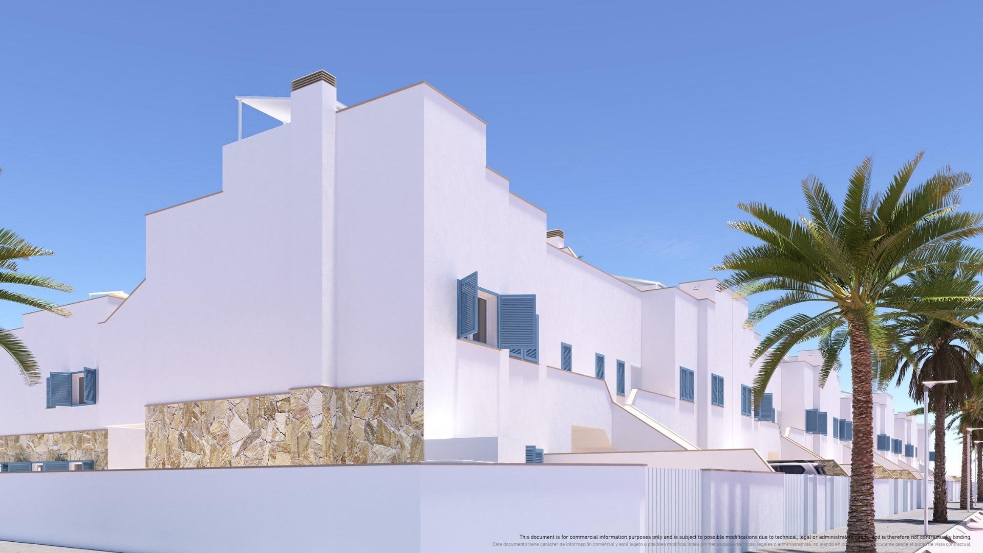 Bungalow i Pilar de la Horadada, Alicante, Spanien 2 sovrum, 75 kvm. Nr. 139420