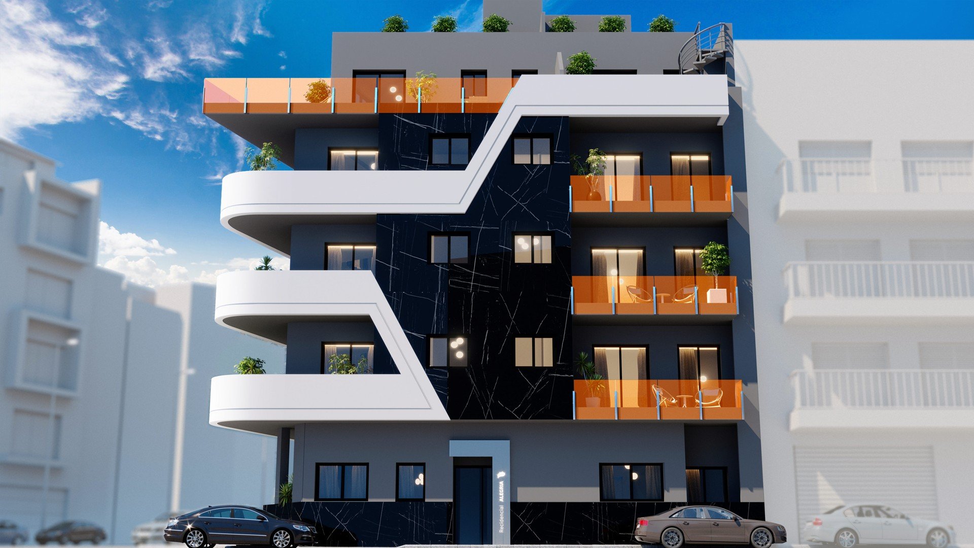 Apartment in Alegria Residencial XX, Torrevieja, Alicante, Spain 3 bedrooms, 109.06 sq.m. No. 71696