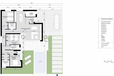 Villa in Murcia, Spain 3 bedrooms, 119 sq.m. No. 67704