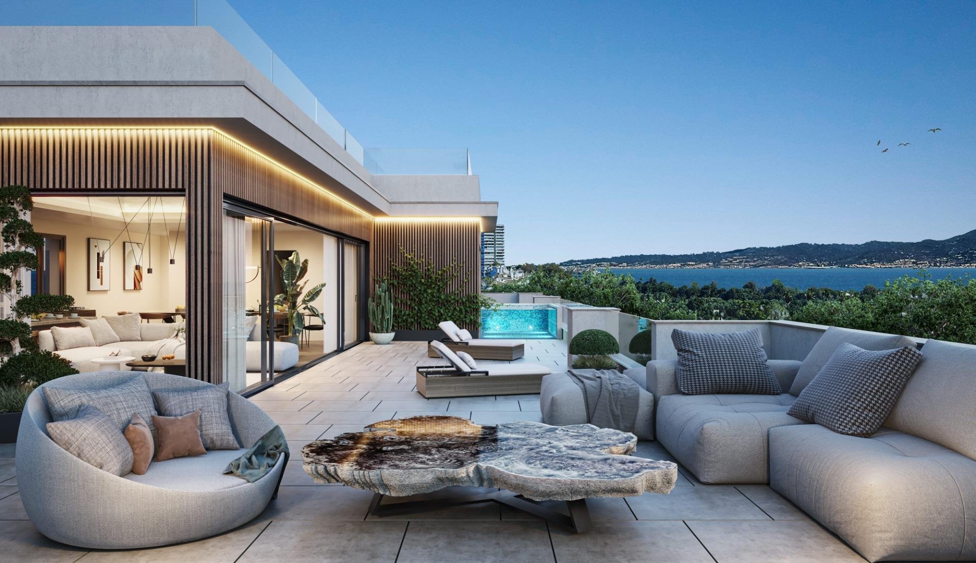 Takvåning i Marbella, Malaga, Spanien 2 sovrum, 104 kvm. Nr. 169804