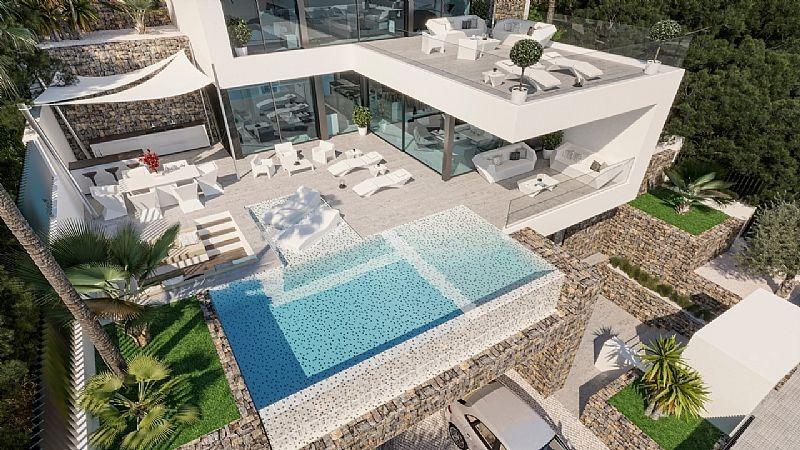 Villa i Maryvilla, Alicante, Spanien 4 sovrum, 427 kvm. Nr. 165165