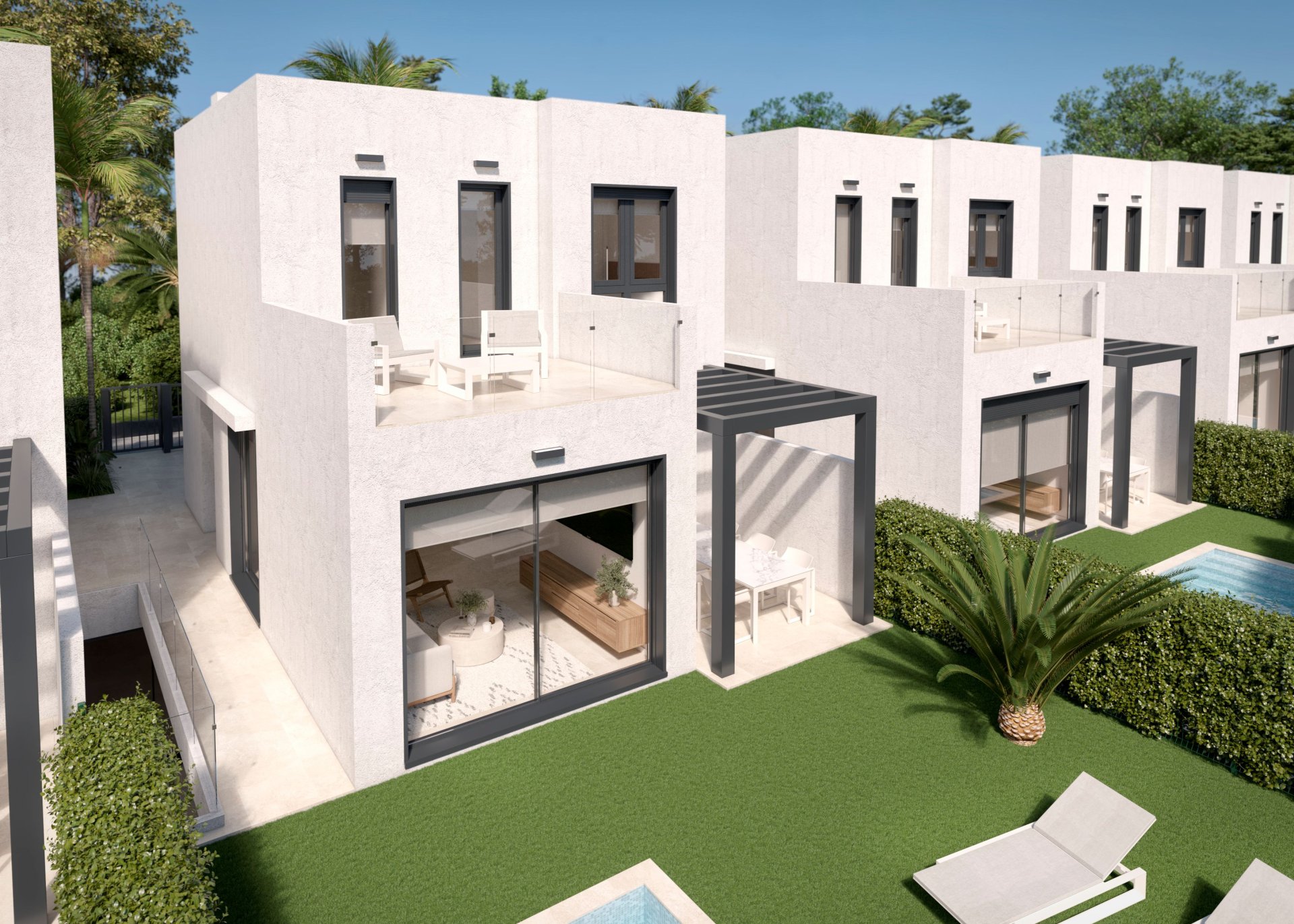 Villetta a schiera a Santa Rosalia, Murcia, Spagna 3 camere da letto, 114 mq. N° 195345