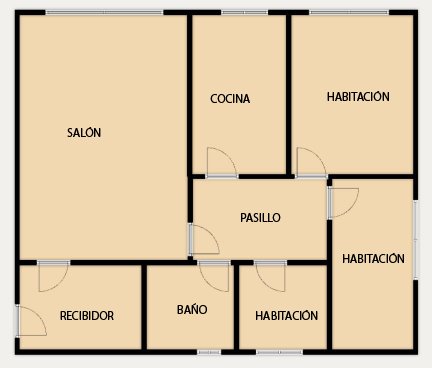 Dzīvoklis Mataro, Barcelona, Spānijā 3 istabas, 87 m2 Nr. 177848