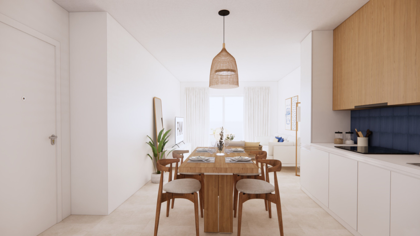 Huoneisto O-Porto Beach, Torre de la Horadada, Alicante, Espanja 2 makuuhuonetta, 73.54 m2 No. 166815