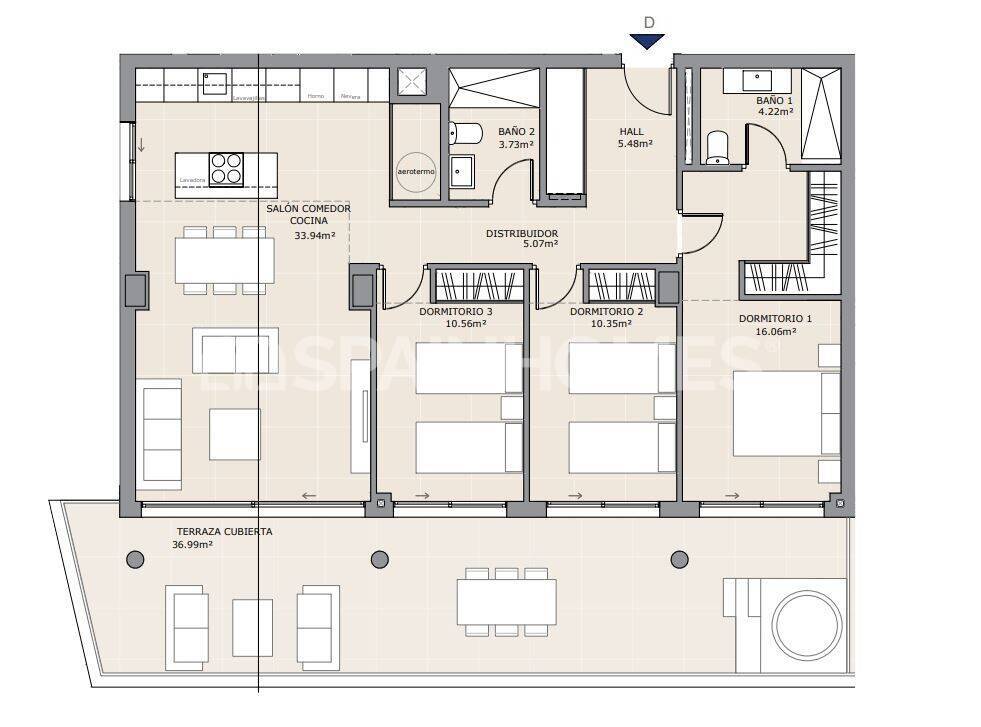 Apartament w Fuengirola, Malaga, Hiszpania 2 sypialnie, 61 mkw. nr 154367