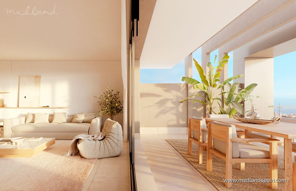 Huoneisto Estepona, Malaga, Espanja 3 makuuhuonetta, 147 m2 No. 147401