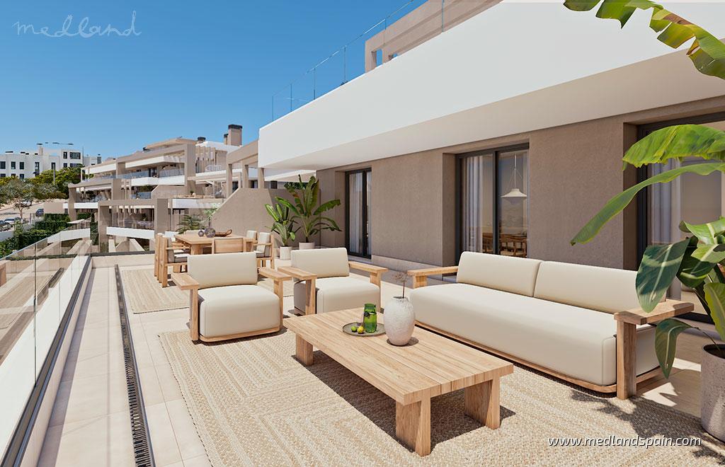 Huoneisto Estepona, Malaga, Espanja 3 makuuhuonetta, 147 m2 No. 147401
