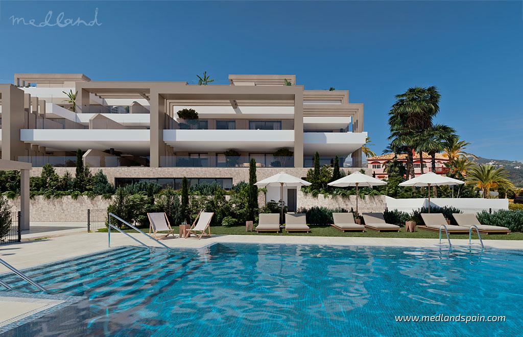 Huoneisto Estepona, Malaga, Espanja 3 makuuhuonetta, 147 m2 No. 147401
