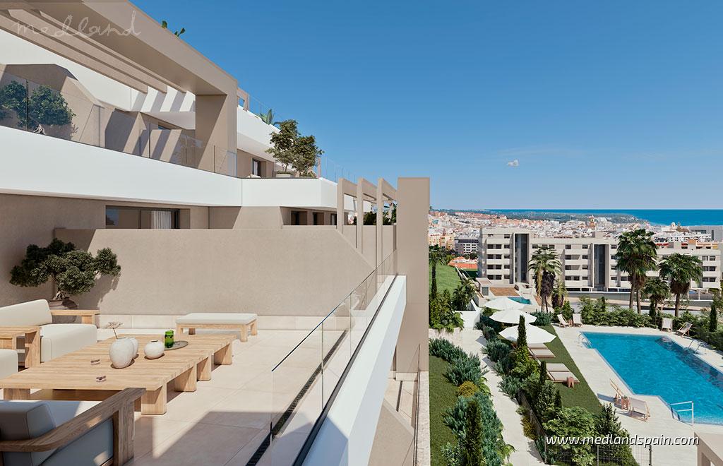 Huoneisto Estepona, Malaga, Espanja 3 makuuhuonetta, 147 m2 No. 147401