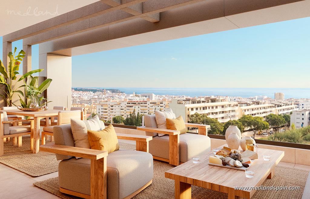 Apartament w Estepona, Malaga, Hiszpania 3 sypialnie, 101 mkw. nr 147403