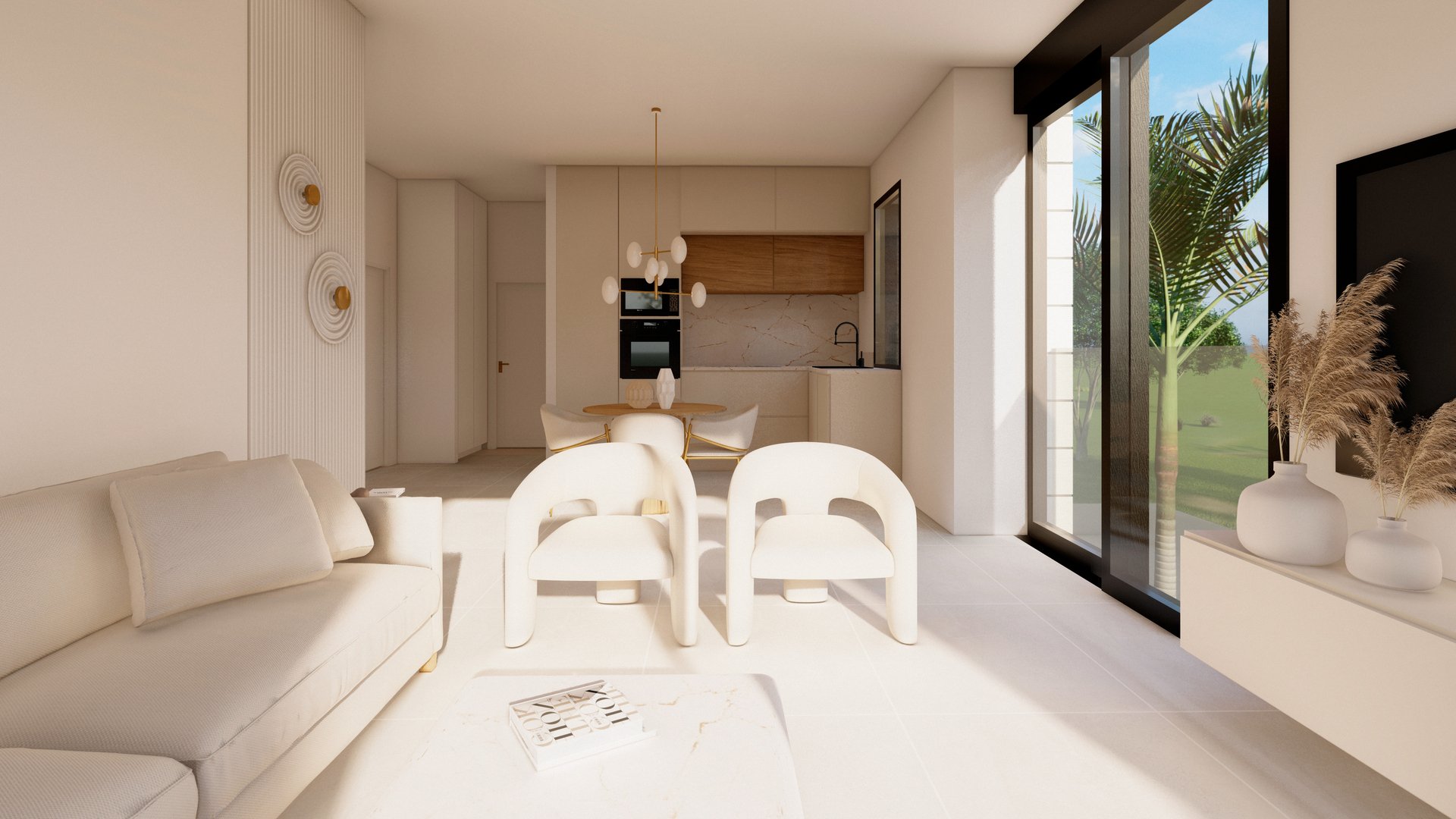 Bungalow i Pilar de la Horadada, Alicante, Spanien 2 sovrum, 175 kvm. Nr. 147887
