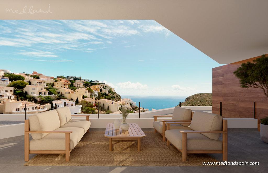 Apartamento en Cumbre Del Sol, Alicante, España 2 dormitorios, 104 m2 No. 195483
