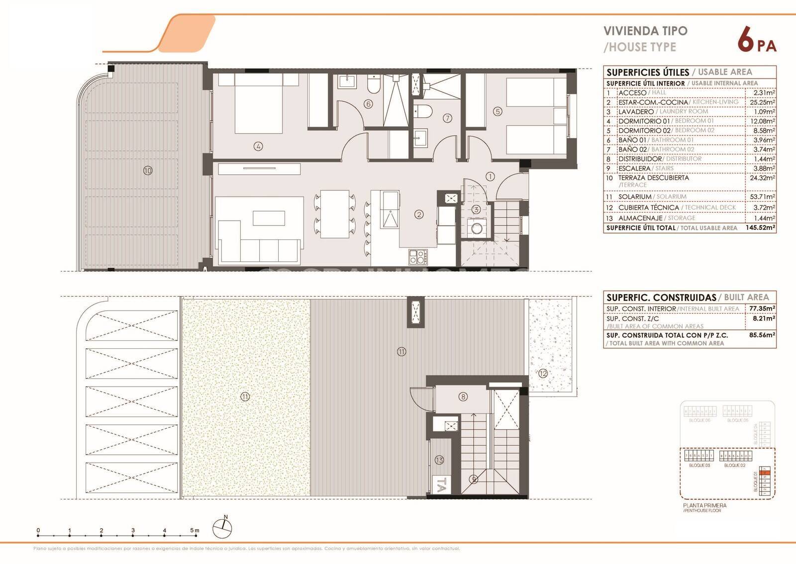 Wohnung in Torrevieja, Alicante, Spanien 3 Schlafzimmer, 84 m2 Nr. 146865
