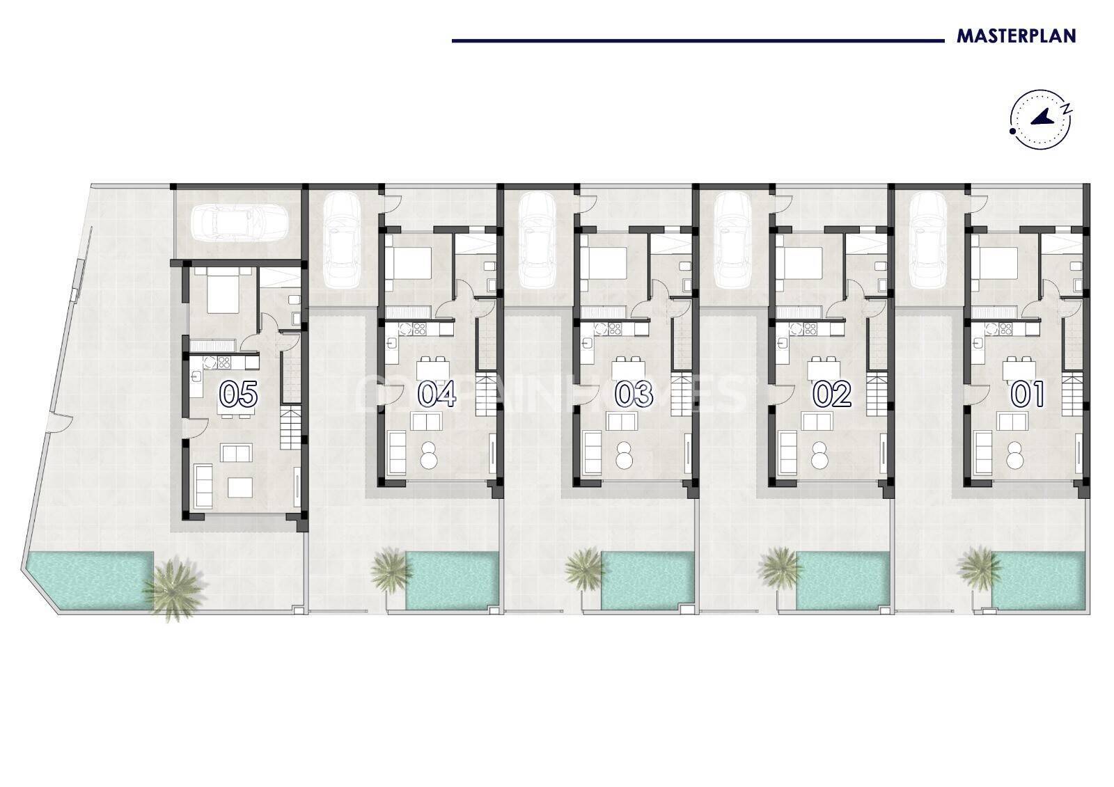 Villa à San Pedro del Pinatar, Murcia, Espagne 3 chambres, 133 m2 No. 144641