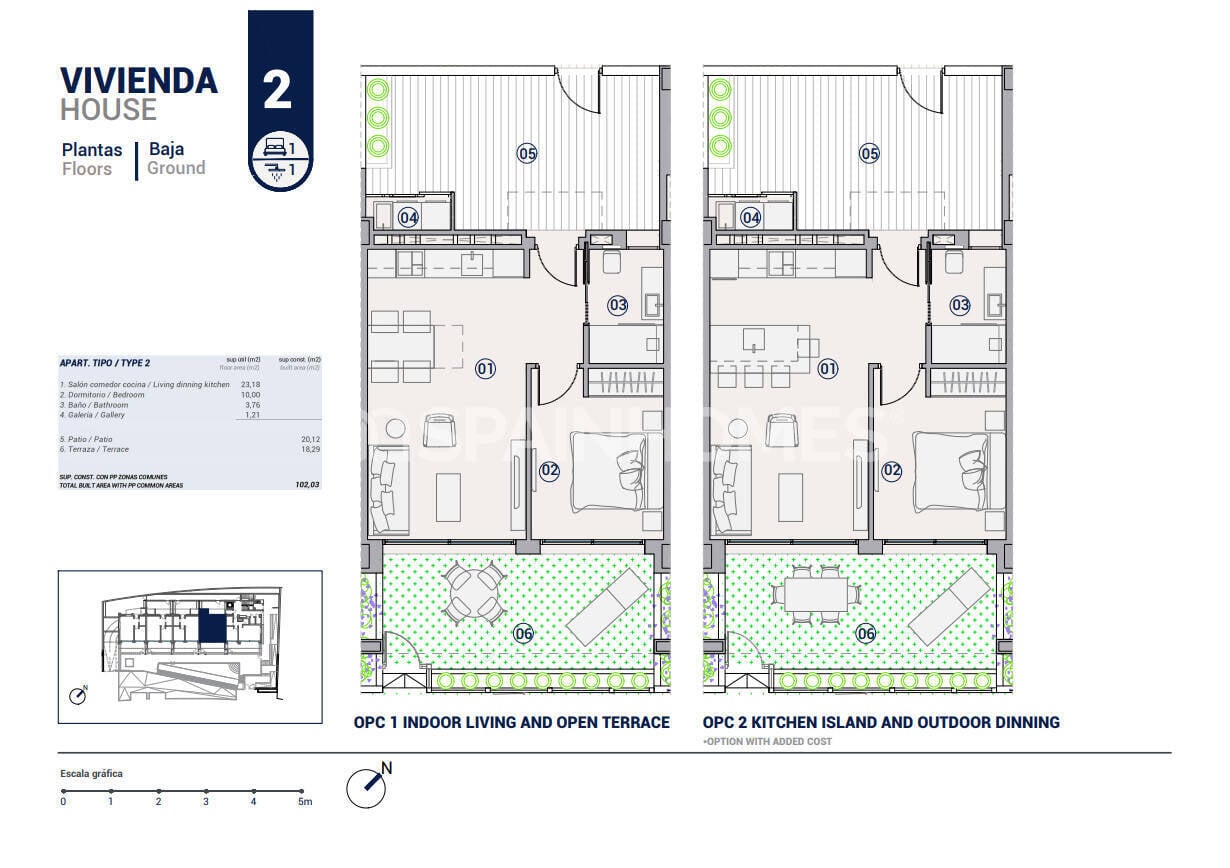 Apartment in Villajoyosa, Alicante, Spain 2 bedrooms, 55 sq.m. No. 144644