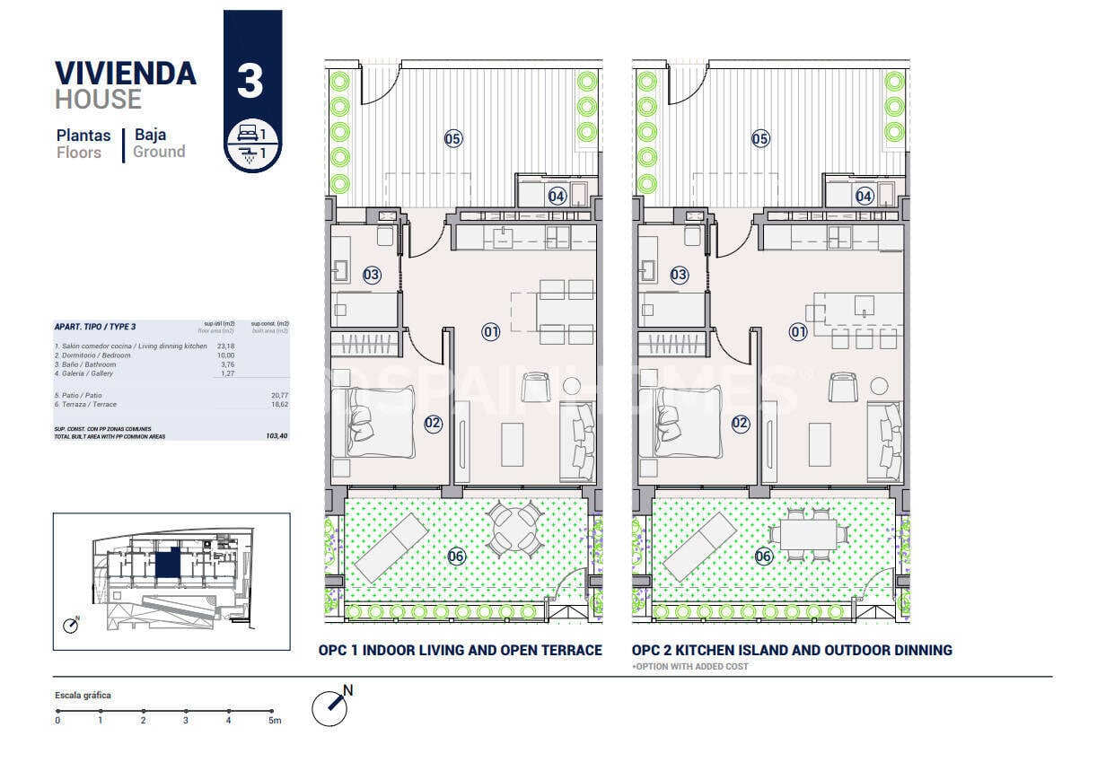 Apartment in Villajoyosa, Alicante, Spain 2 bedrooms, 55 sq.m. No. 144644