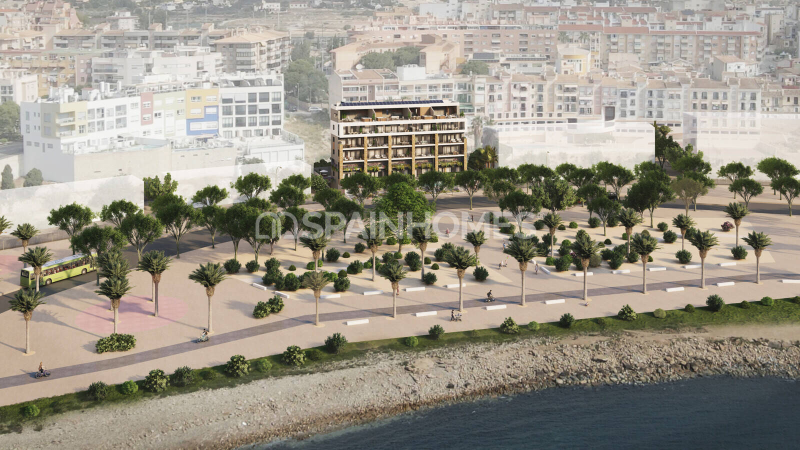Apartment in Villajoyosa, Alicante, Spain 2 bedrooms, 55 sq.m. No. 144644