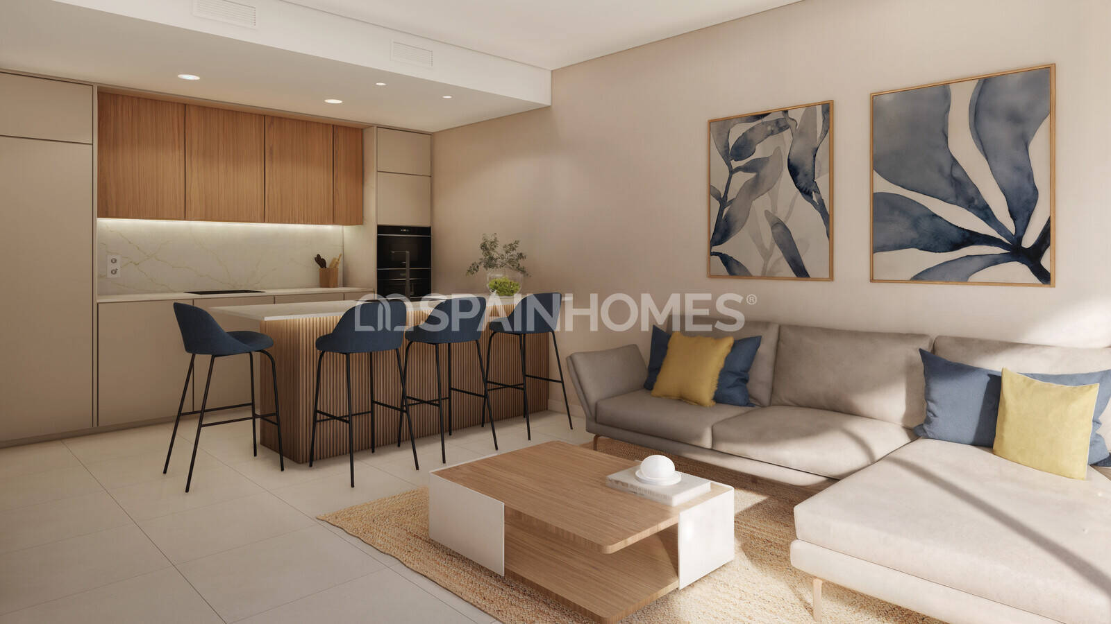 Apartment in Villajoyosa, Alicante, Spain 2 bedrooms, 55 sq.m. No. 144644