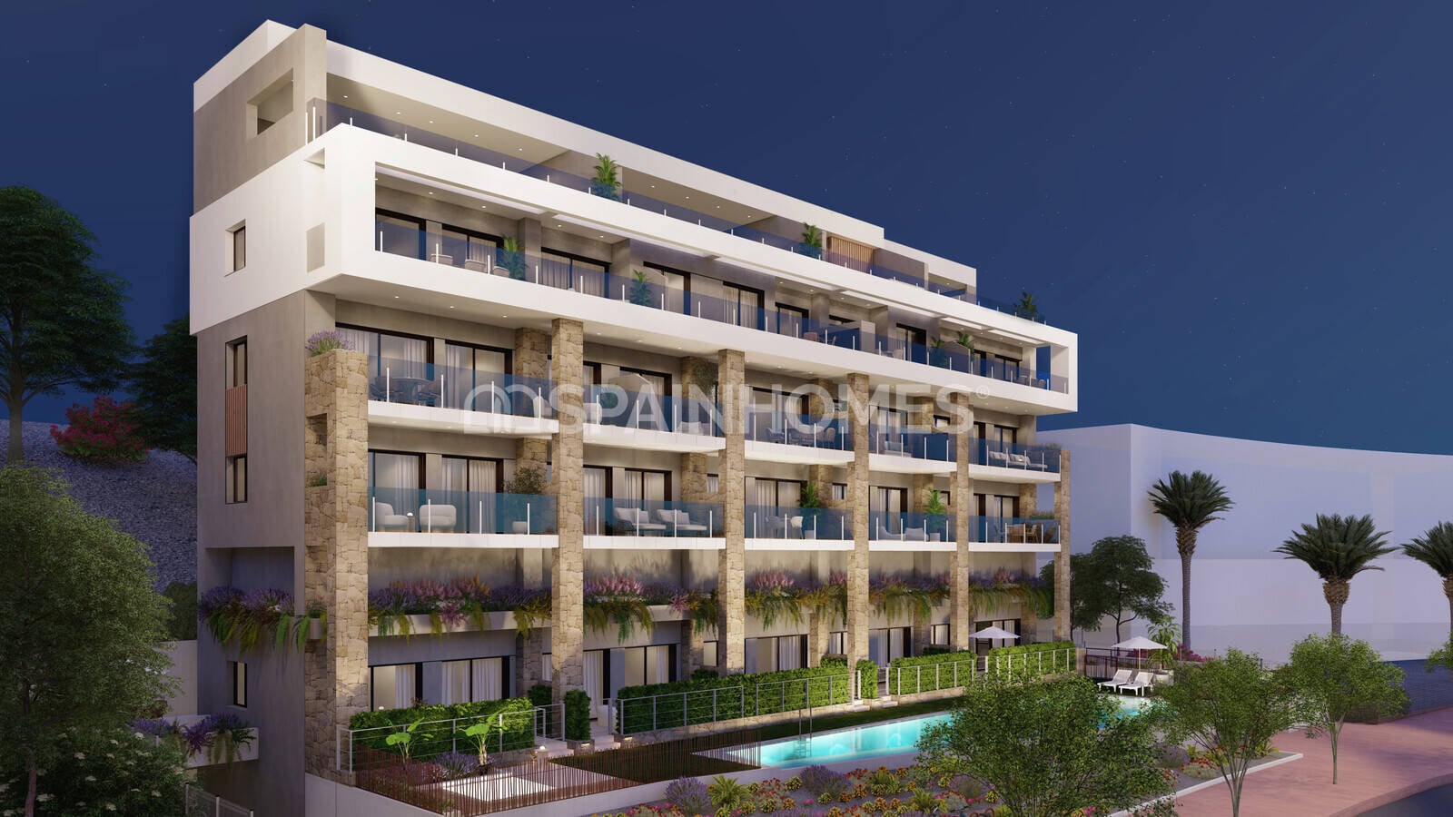 Apartment in Villajoyosa, Alicante, Spain 2 bedrooms, 55 sq.m. No. 144644