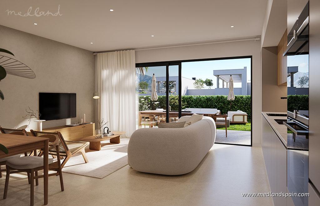 Townhouse in Mijas Costa, Malaga, Spain 3 bedrooms, 111 sq.m. No. 196870