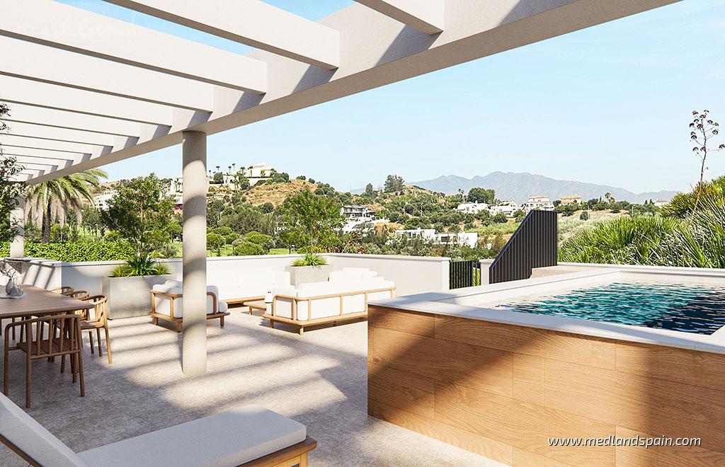 Townhouse in Mijas Costa, Malaga, Spain 3 bedrooms, 111 sq.m. No. 196870
