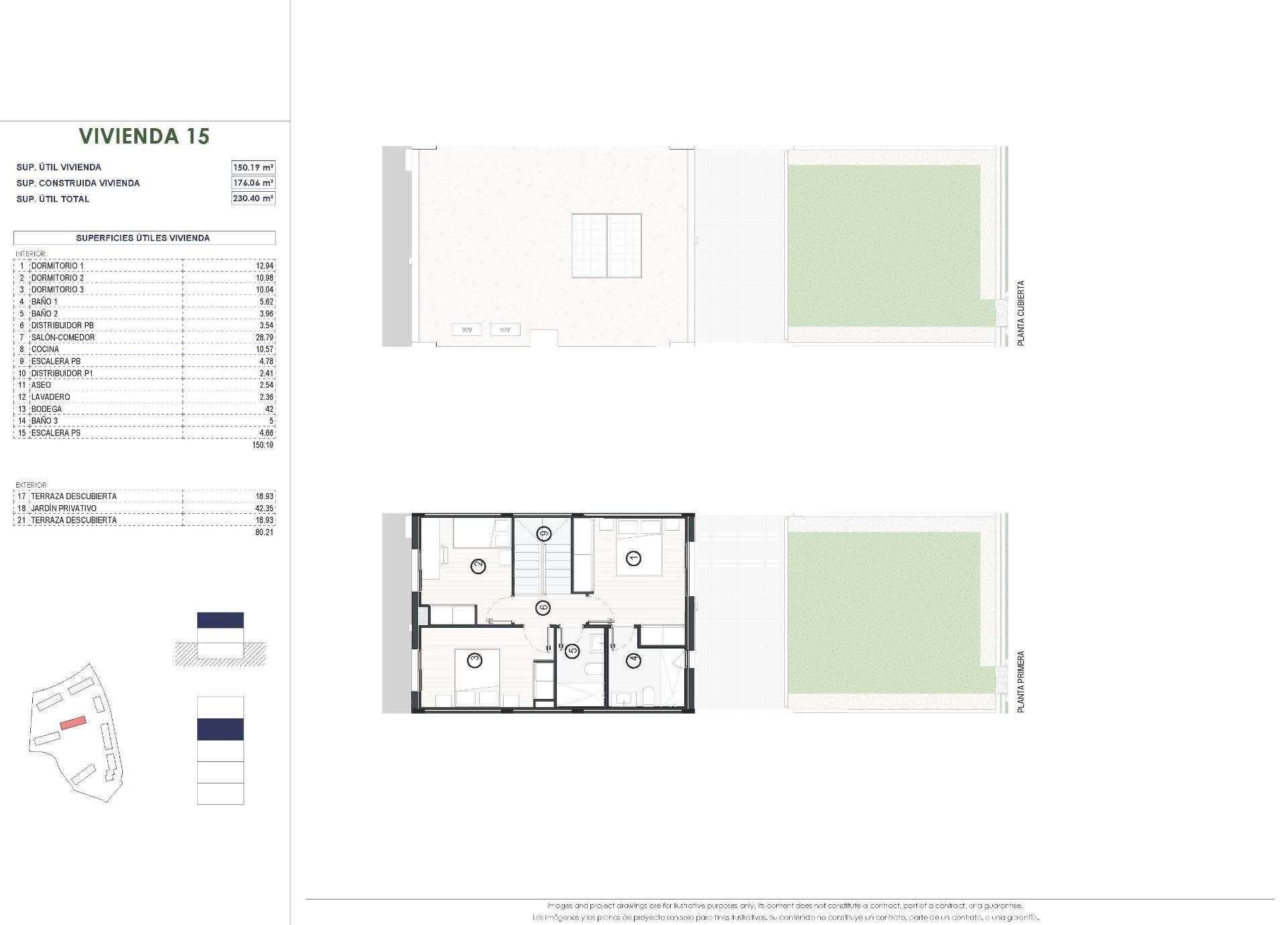 Duplex in Benidorm, Alicante, Spanien 3 Schlafzimmer, 176 m2 Nr. 147759
