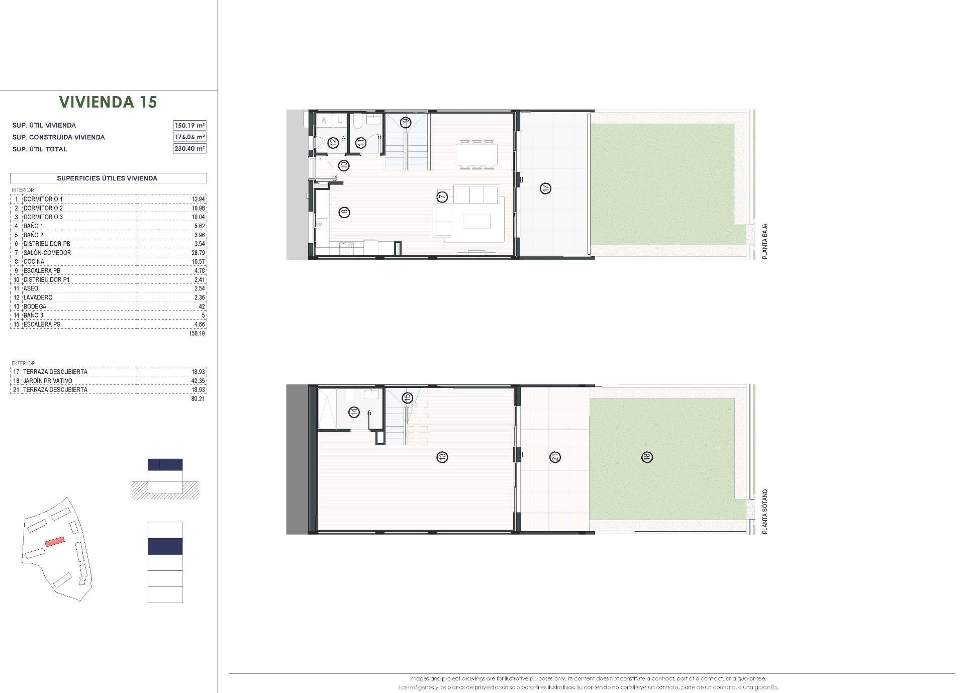 Duplex in Benidorm, Alicante, Spanien 3 Schlafzimmer, 176 m2 Nr. 147759