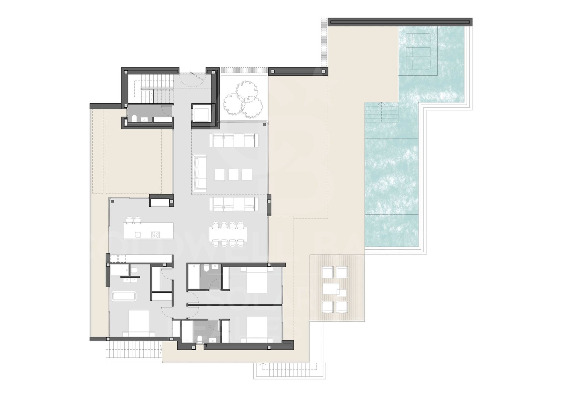 Willa w Moraira, Alicante, Hiszpania 4 sypialnie, 350 mkw. nr 158624