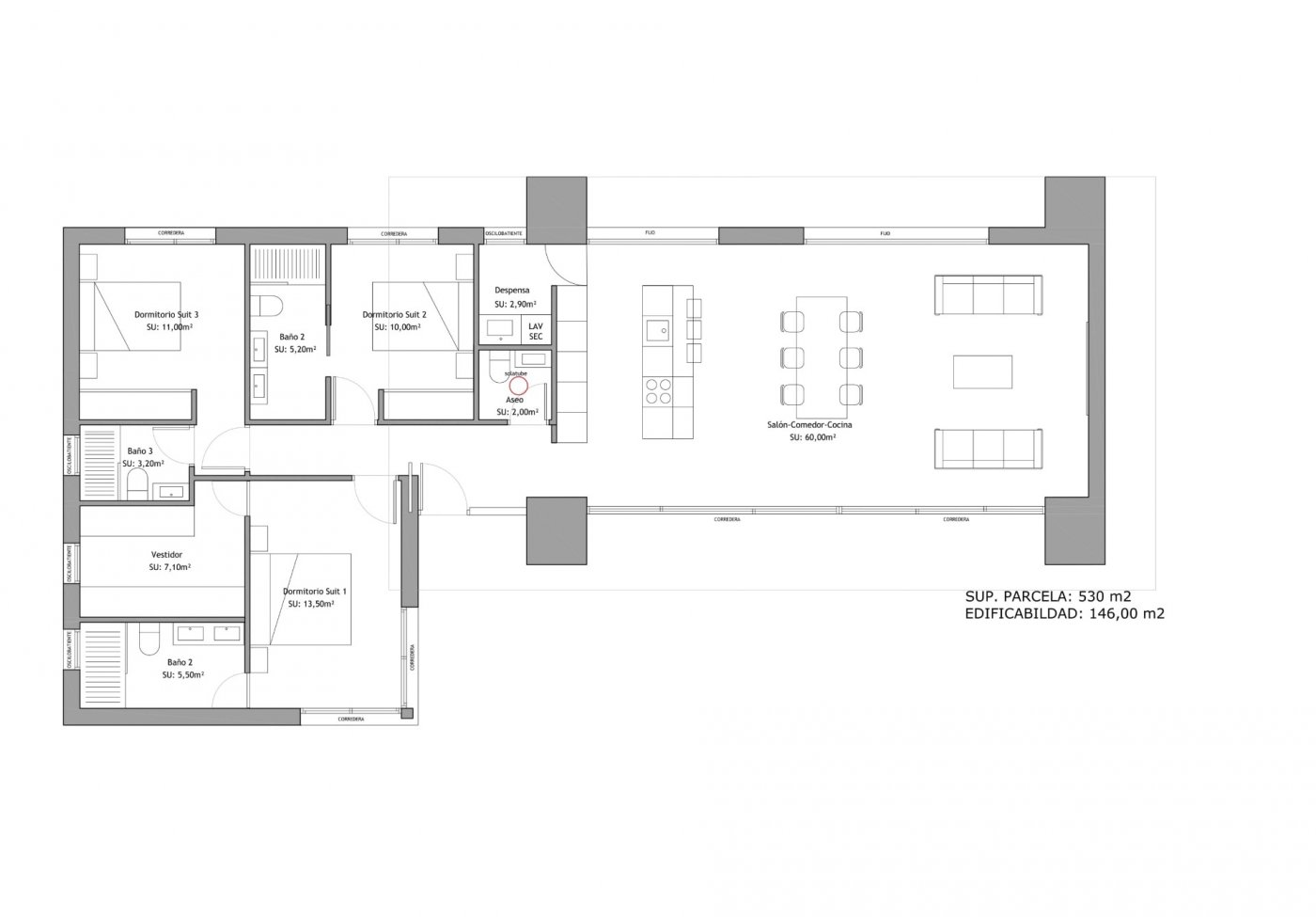 Huvila Ciudad Quesada, Alicante, Espanja 3 makuuhuonetta, 150 m2 No. 190456